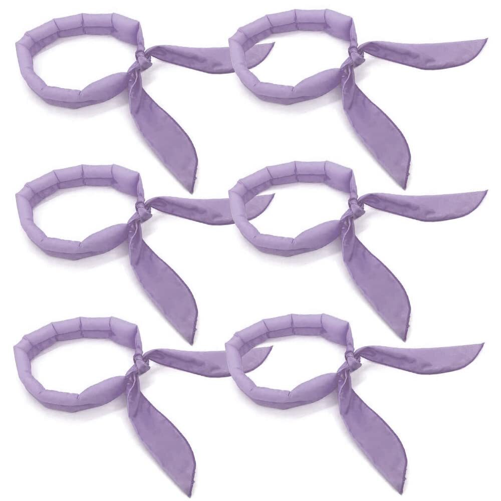 8843 Cooling Scarf, Pack of 6, Wrap Soaked Tie, Head to Instantly Chill